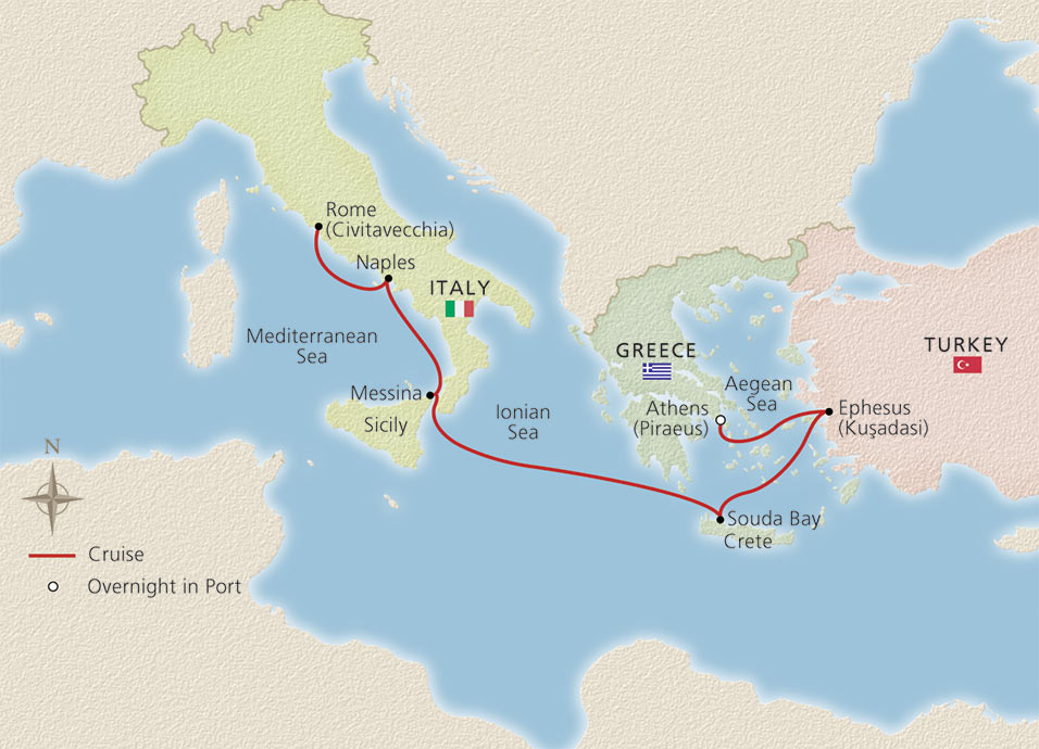 travel from rome to athens